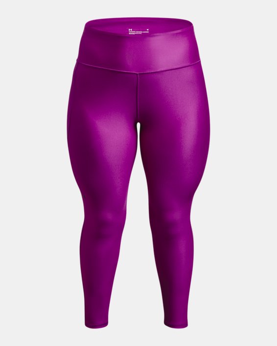 Leggings HeatGear® Armour No-Slip Waistband Full-Length para mujer, Purple, pdpMainDesktop image number 4